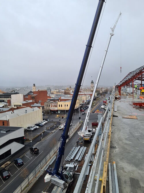 Advanced Cranes - STEEL RIGGING AND ERECTION